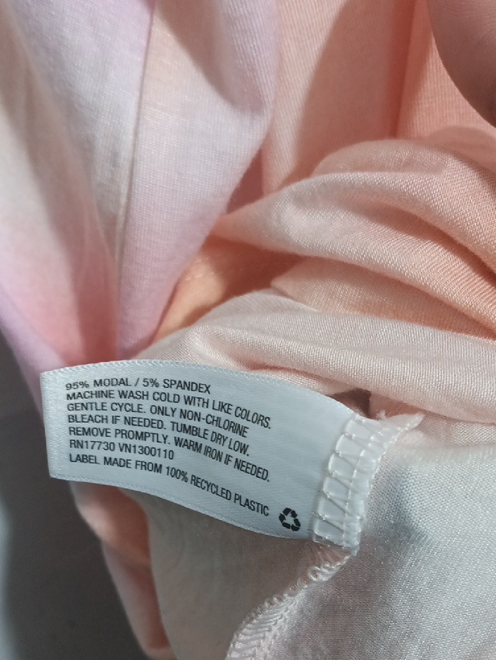 Stars Above Peach & Pink Gradient Tee nightgown NWT Sz 4X - Picture 6 of 6